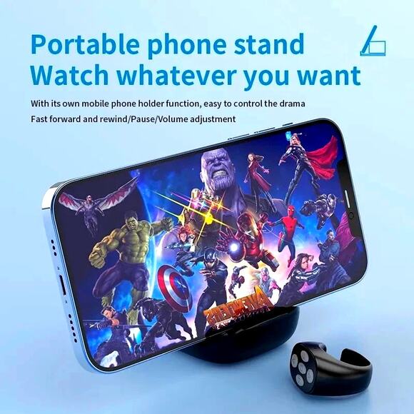 JX06Pro Bluetooth Smart Remote w/ Phone Stand Charger | iOS Android | New - Picture 3 of 5